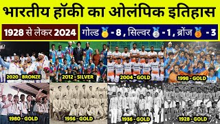 Indian Mens Hockey Team All Medals🥇🥈🥉from 1928 to 2024 Olympics  India Hockey Paris Olympics 2024 [upl. by Eiramyelhsa]