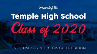 Temple High School Graduation Live Stream  Class of 2020 [upl. by Gennie]