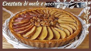 Crostata di mele e noci 🍎 autumn october apple [upl. by Lucrece]