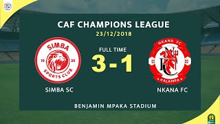 SIMBA SC 3  1 NKANA FC  Full Match [upl. by Minerva600]