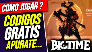 Como JUGAR BIG TIME  Consegui CODIGOS GRATIS  Juego NFT PAGANDO [upl. by Aivata]