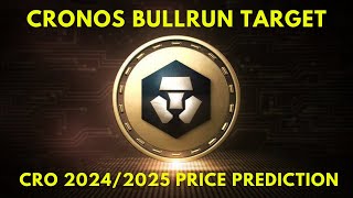 CRONOS CRO Price Prediction for the Bull Market in 20242025 [upl. by Nyliret]