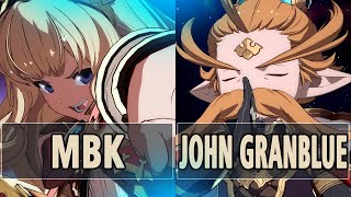 GBVSR🔥MBK Cagliostro Vs John Granblue Anre🔥 High Level Gameplay [upl. by Burkhardt294]