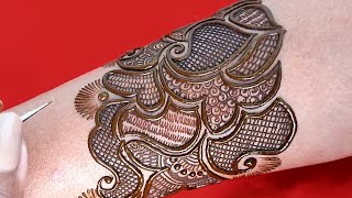 bangle style Mughlai मुगलाई Mehandi design ll full Hand Mehandi design ll how to draw henna ll [upl. by Hgielrebmik91]