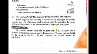 Perquisites Benefits Facilities Provided by the employer to his Employees  Tax Treatement [upl. by Leotie]