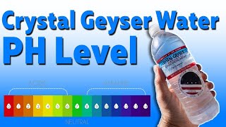 Crystal Geyser Water PH LevelWe reveal the PH of this water [upl. by Ezechiel]