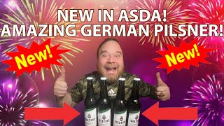 NEW IN ASDA Veltins Pilsener48German Beer Review [upl. by Ullyot]