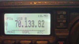 How to activate the function transverter Yaesu FT897d [upl. by Batchelor]