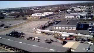 Aerial View of Demolition  Construction at Commercial Drive Lancaster PA [upl. by Allyson]