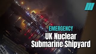 What Caused the Blaze at BAE Systems Nuclear Shipyard [upl. by Assened]