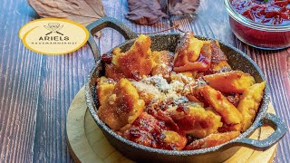 Kaiserschmarrn mit Zwetschgenröster  Zwetschgenkompott Hausmannskost [upl. by Landbert]