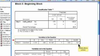 Logistic Regression  SPSS part 2 [upl. by Norreht315]