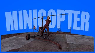 How to Fly a Minicopter in Rust EASY [upl. by Ybbil]