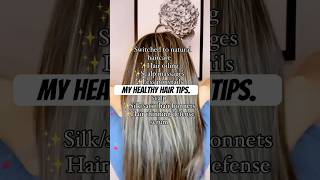 Heal your hair by adding simple hair routines hairhealth hairtip hairoiling scalpcare hair [upl. by Barny591]