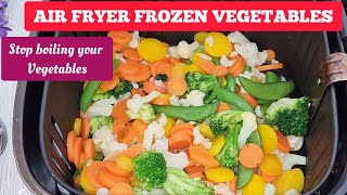 How To Cook Frozen Vegetables in the Air Fryer Quick amp Hassle Free Yet Healthy and Nutrient Packed [upl. by Yrahk595]