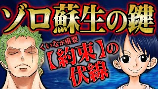 ゾロ救済のために必要なのは”約束”！？くいなからリューマまで、ゾロに関わる重要人物の伏線が回収される！【 ONEPIECE  ワンピース 1040話 】 [upl. by Gaudette]