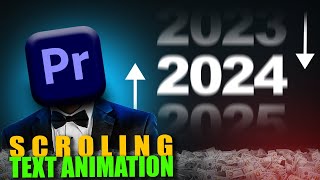 SCROLLING TIMELINE Animation in Premiere Pro [upl. by Eirehs]