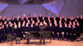 The Concordia Choir Moorhead MN  O Day Full of Grace  FMelius Christiansen [upl. by Haisi719]