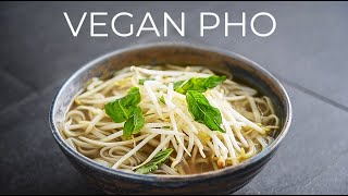 Vegan Pho Recipe TO RULE THEM ALL  VIETNAMESE SOUP NOODLE FUH CHAY BROTH Phở [upl. by Norita]