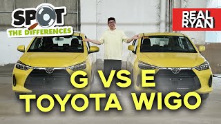 TOYOTA WIGO E VS WIGO G COMPARISON PHILIPPINES [upl. by Alidus90]