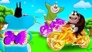 Roblox Oggy Pretended Noob In Cycle Oggy With JackROCKINDIANGAMER funny [upl. by Mala]