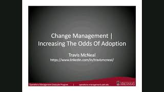 Change Management Webinar [upl. by Olathe487]