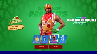 WINTERFEST 2021 REWARDS IN FORTNITE All Presents [upl. by Yspyg]