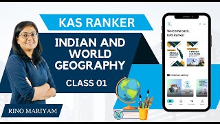 Geography Class 01 for UPSC amp KAS by Rino Mariyam keralaadministrativeservice upsc2024strategy [upl. by Dammahom]