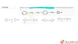 What is the major monobromination product in the following reaction   11  HYDROCARBONS  CHE [upl. by Imrots959]