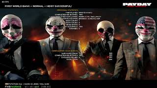 PAYDAY The Heist FWB speedrun 52s PB Glitch [upl. by Aleahc]