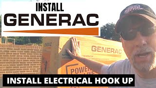 HOW TO INSTALL GENERAC 25 KW  ELECTRICAL HOOK UP Pt2 [upl. by Maiga]