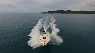 Sea Ray Express Cruiser 250 with Mercruiser 74 last run for end of season 2024 Part 2 [upl. by Sheets]