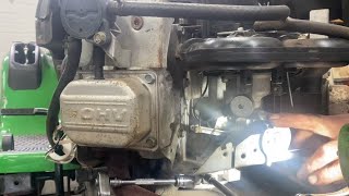 How To Set the Governor on a Vtwin Briggs Stratton John Deere Engine 22hp [upl. by Mercer563]