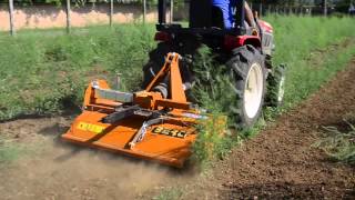 Yanmar GK200 tractor field test with a Berti sole 100 [upl. by Cristal]