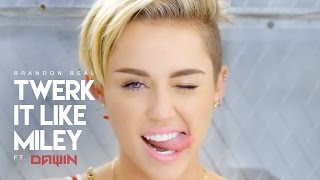 Twerk it like Miley  Brandon Beal DAWIN Remix  Lyrics [upl. by Westmoreland910]