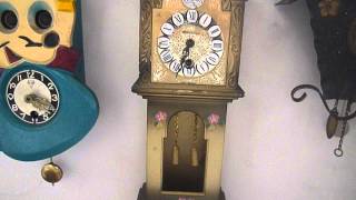 1970s Blessing mini grandfather novelty clock [upl. by Spain570]