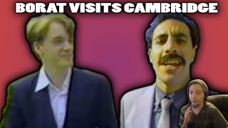 BORAT VISITS CAMBRIDGE  DA ALI G SHOW  Sacha Baron CohenREACTION [upl. by Elburr]