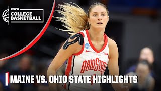 Maine Black Bears vs Ohio State Buckeyes  Full Game Highlights  NCAA Tournament [upl. by Odnavres]