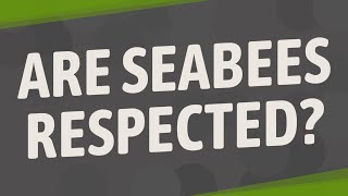 Are Seabees respected [upl. by Joacimah]