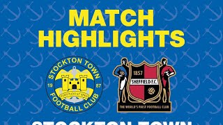 HIGHLIGHTS  Stockton Town 51 Sheffield FC [upl. by Mctyre]