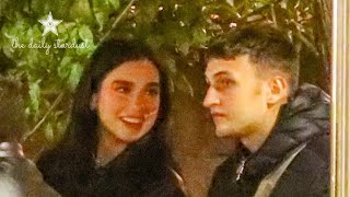 Dua Lipa and Anwar Hadid look madly in love as they have romantic Valentine’s Day dinner in LA ❤️ [upl. by Namref]