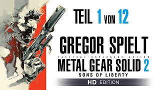 Metal Gear Solid 2 01  Zanker auf dem Tanker Spriteseeing  Lets Play [upl. by Arrait455]