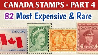 Most Expensive Rare Stamps Of Canada  Part 4  Canadian Classic Postage Stamps Value [upl. by Liesa]