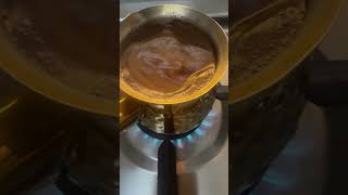 The sound of coffee boiling with birdsong asmr amp  chocolateasmr chocolate asmr chocolate [upl. by Kutzer484]