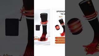 THE BEST HEATED SOCKS  AMAZON FINDS 🧦 [upl. by Ahsiekram]