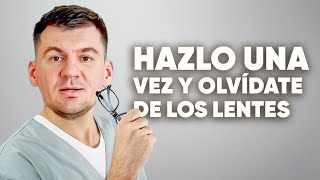 5 ejercicios que ayudan a olvidarse de los lentes ¡Hazlos ahora [upl. by Nalo]