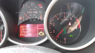 ALFA ROMEO 147 TS ECO Motor control system failure [upl. by Ynahpit]