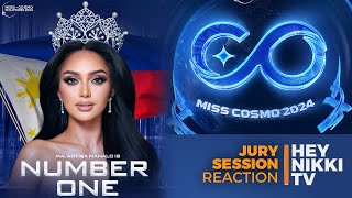 LIVE MISS COSMO 2024 Jury Session Reaction [upl. by Sylvia]