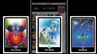 OSHO ZEN TAROT  iPhone amp Android Application [upl. by Marcus]