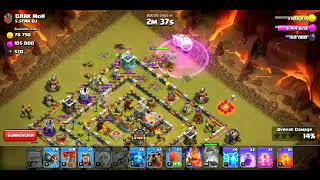 Zap lalo attack on TH11 from TH10  First clan war part 3 [upl. by Akirehc1]